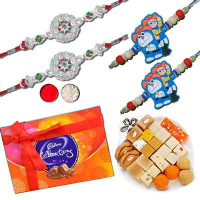 "Family Rakhis - code FHN15 - Click here to View more details about this Product